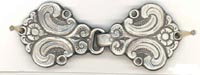 PW7413 Pewter Cloak Latch - 