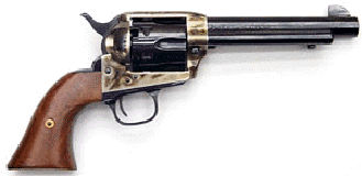 RH0426 Dixie Pietta 1873 Percussion Revolver - Blued Steel