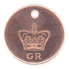 TR1421 ENGLISH MEDALLION